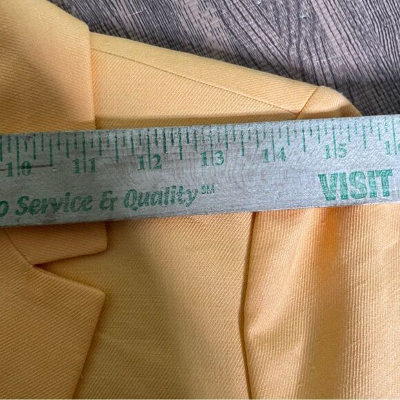 J.Crew Helena orange blazer in stretch linen blend Size 0 - Picture 6 of 10